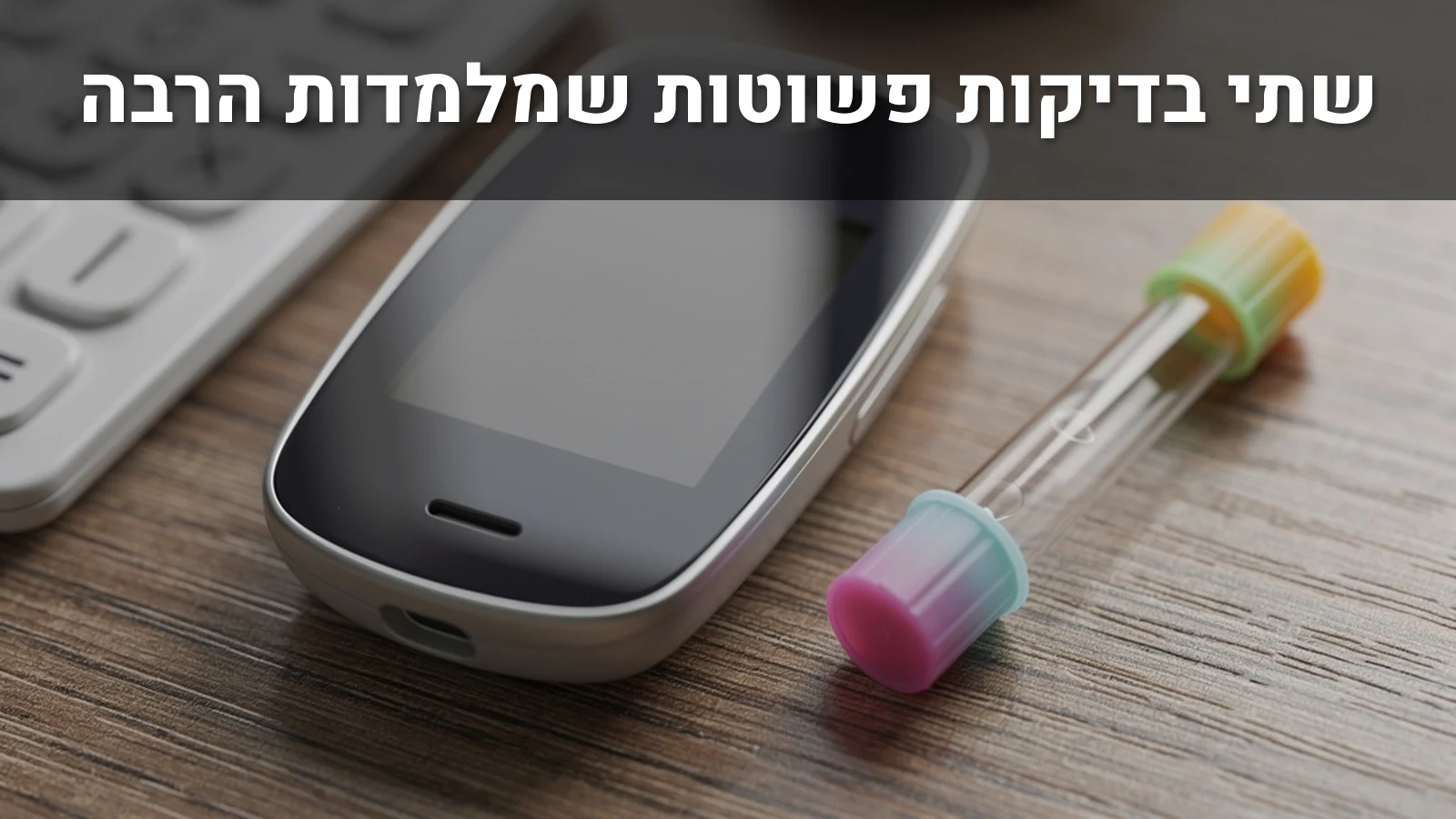 שתי בדיקות פשוטות, מדד אחד: טריגליצרידים וגלוקוז בצום